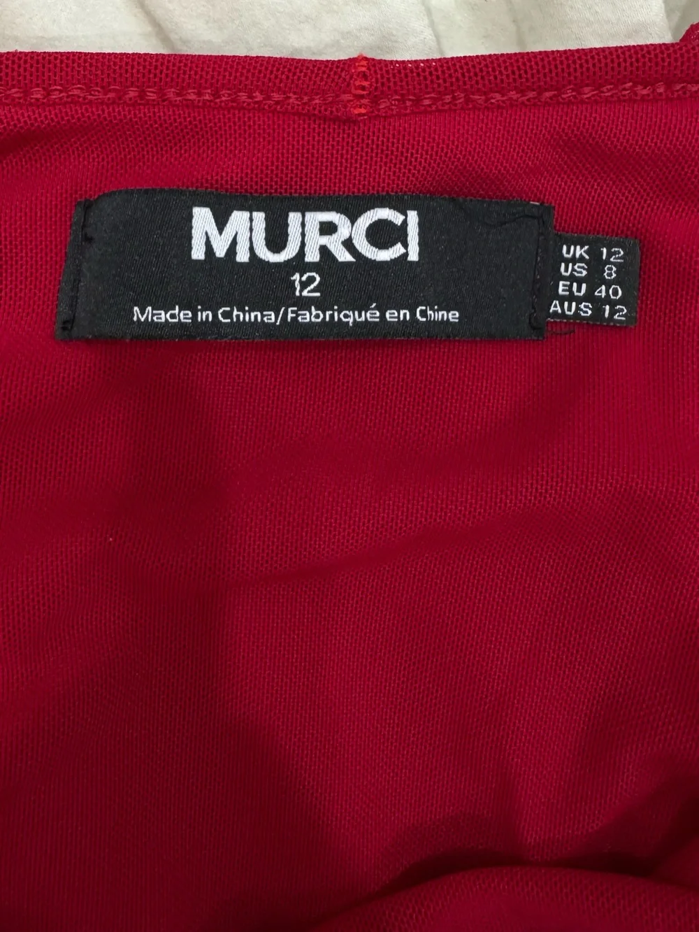 Murci Red Strappy Maxi Dress with Front Slit - Picture 8 of 8